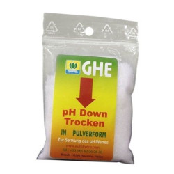 GHE Terra Aquatica pH down proszek 25g - regulator poziomu ph w uprawie