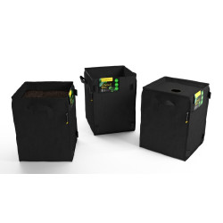 Herbgarden Jungle Bag Square 17,5L - doniczka materiałowa 24x24x h31cm