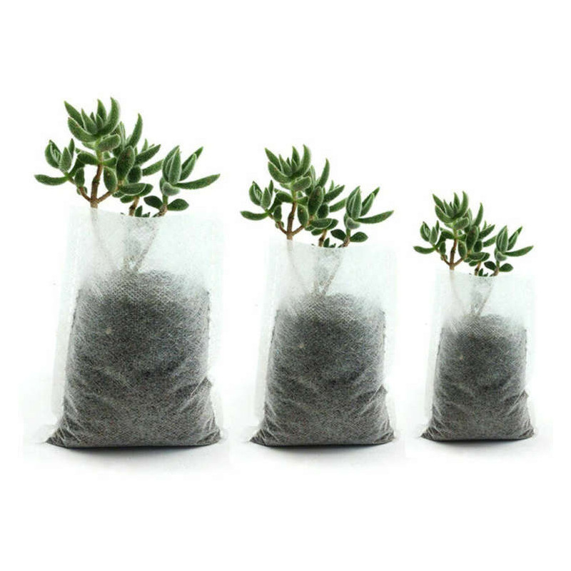 White Grow Bag 10 x 20 cm 50 sztuk 1,57L - biodegradowalne doniczki materiałowe do rozsad White Grow Bag 10 x 20 cm 50 sztuk 1,57L - biodegradowalne doniczki materiałowe do rozsad