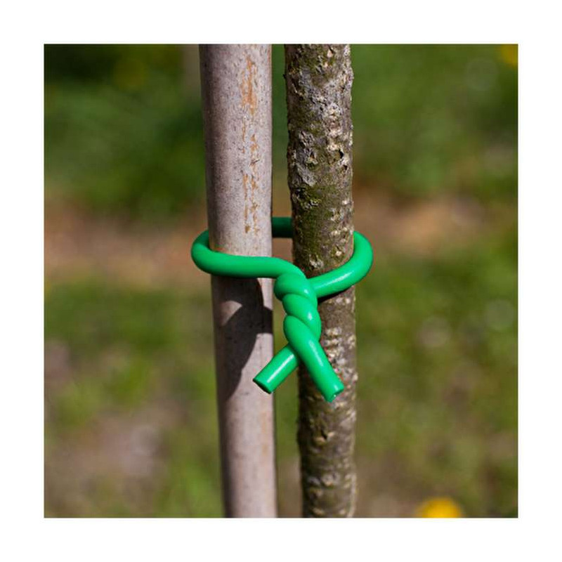 Biogród drut ogrodniczy w miękkiej otulinie 5m x 5mm