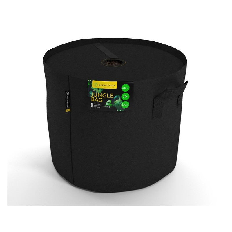 Herbgarden Jungle Bag Round 30L - doniczka materiałowa 36x36xh30cm