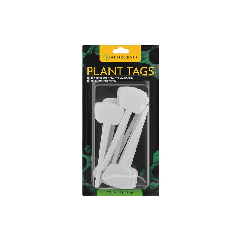 Herbgarden Plant Tags - białe etykiety do oznaczania roślin 20szt Herbgarden Plant Tags - białe etykiety do oznaczania roślin 20szt