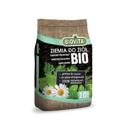 Biovita Ziemia do ziół BIO 10L - ekologiczna ziemia do uprawy ziół