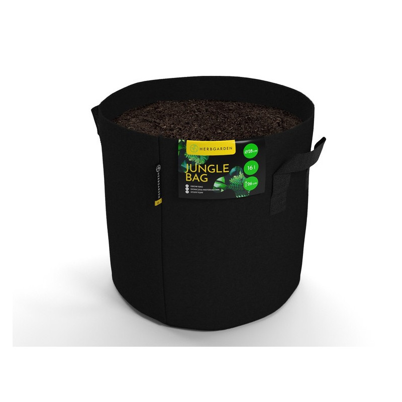 Herbgarden Jungle Bag Round 16L - doniczka materiałowa 28x28xh26cm Herbgarden Jungle Bag Round 16L - doniczka materiałowa 28x28xh26cm