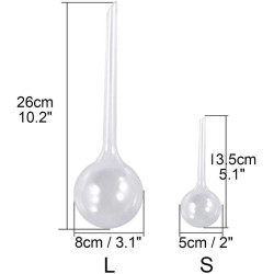 Kula nawadniająca do roślin przezroczysta XXL 26x8cm