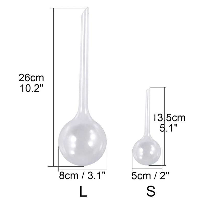Kula nawadniająca do roślin przezroczysta XXL 26x8cm
