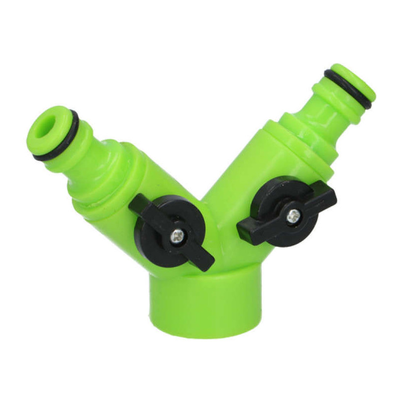 Kinzo Garden - podwójny rozdzielacz / splitter na kran 3/4” i 1” Kinzo Garden - podwójny rozdzielacz / splitter na kran 3/4” i 1”