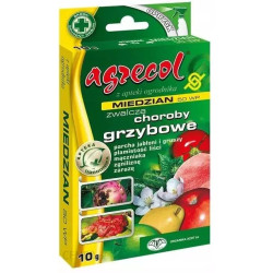 Agrecol miedzian 50 WP 10g. zwalcza choroby grzybowe