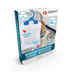 Alpina Dehumidifier - osuszacz, pochłaniacz wilgoci wiszący 210g