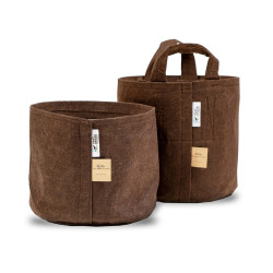 Growbag Root Pouch doniczka materiałowa 21x21cm 8L brązowa Growbag Root Pouch doniczka materiałowa 21x21cm 8L brązowa