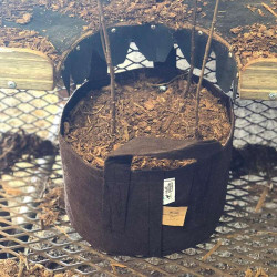 Growbag Root Pouch doniczka materiałowa 21x21cm 8L brązowa Growbag Root Pouch doniczka materiałowa 21x21cm 8L brązowa
