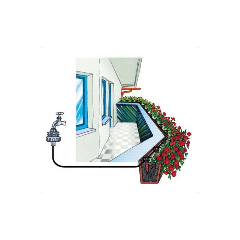 Zestaw Tropf-Blumat dla upraw do 10m | dla 40 roślin - system nawadniający