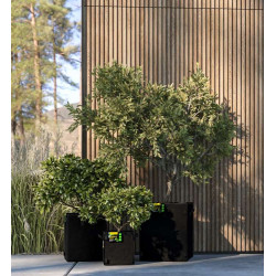 Herbgarden Jungle Bag Round 10L - doniczka materiałowa 24x24x22cm Herbgarden Jungle Bag Round 10L - doniczka materiałowa 24x24x22cm