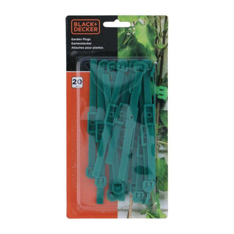 Black & Decker Garden plugs - opaski zaciskowe do roślin 20 szt