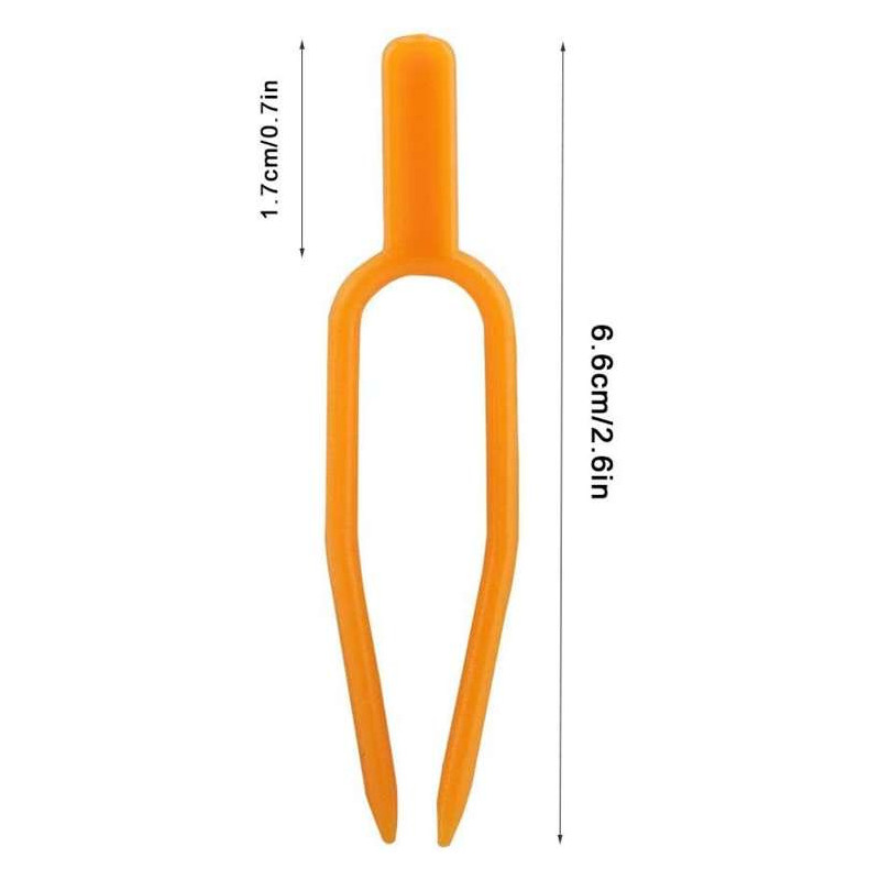 Plastikowe klipsy mocujące do roślin 50szt