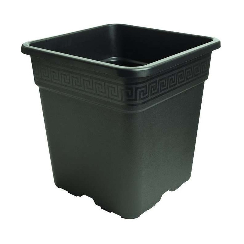 Doniczka kwadratowa NERO 9L 23x23x24 cm Doniczka kwadratowa NERO 9L 23x23x24 cm