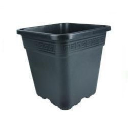 Doniczka kwadratowa NERO 9L 23x23x24 cm Doniczka kwadratowa NERO 9L 23x23x24 cm