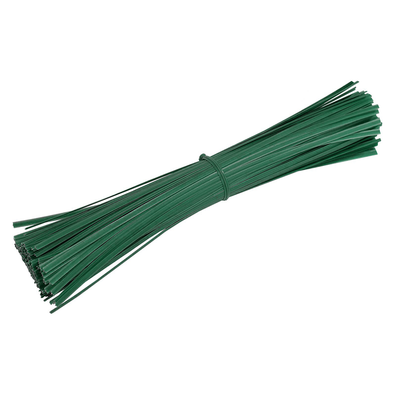 Herbgarden Garden Tie Straight Pre-cut - Zielony drut ogrodniczy 25cm 100szt
