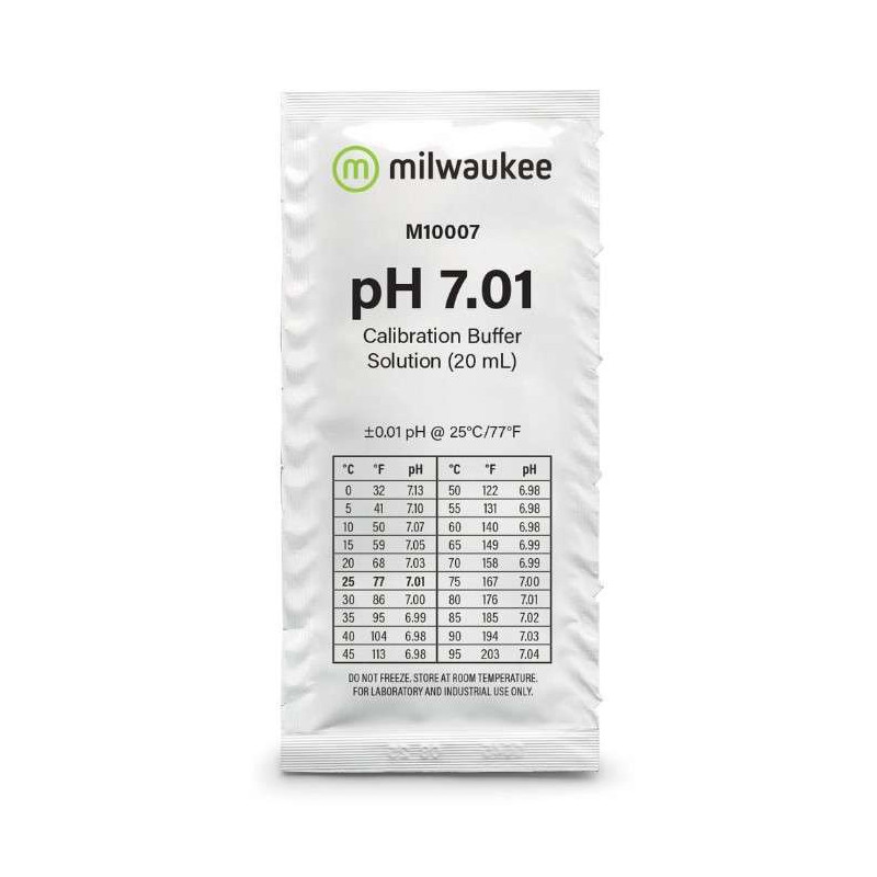 Milwaukee płyn do kalibracji miernika pH 7.01 20ml Milwaukee płyn do kalibracji miernika pH 7.01 20ml