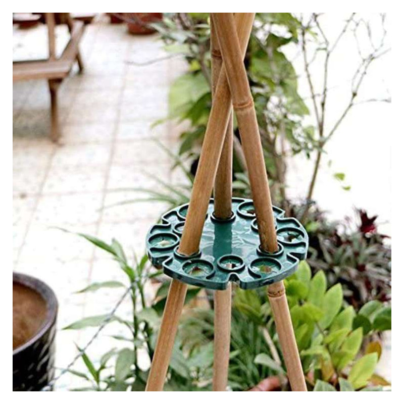 Uchwyt do tyczek bambusowych dla roślin pnących 13,5cm