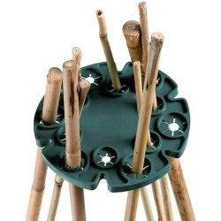 Uchwyt do tyczek bambusowych dla roślin pnących 13,5cm