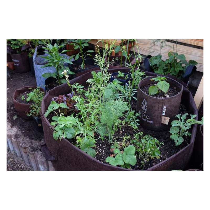 Growbag Root Pouch doniczka materiałowa 15x19cm 3,8L brązowa