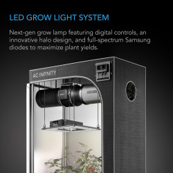 AC Infinity IONGRID S22 130W Lampa LED Grow Full Spectrum Samsung LM301H 60x60cm AC Infinity IONGRID S22 130W Lampa LED Grow Full Spectrum Samsung LM301H 60x60cm