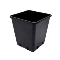 Doniczka kwadratowa produkcyjna wysoka 11L 25x25x26 cm