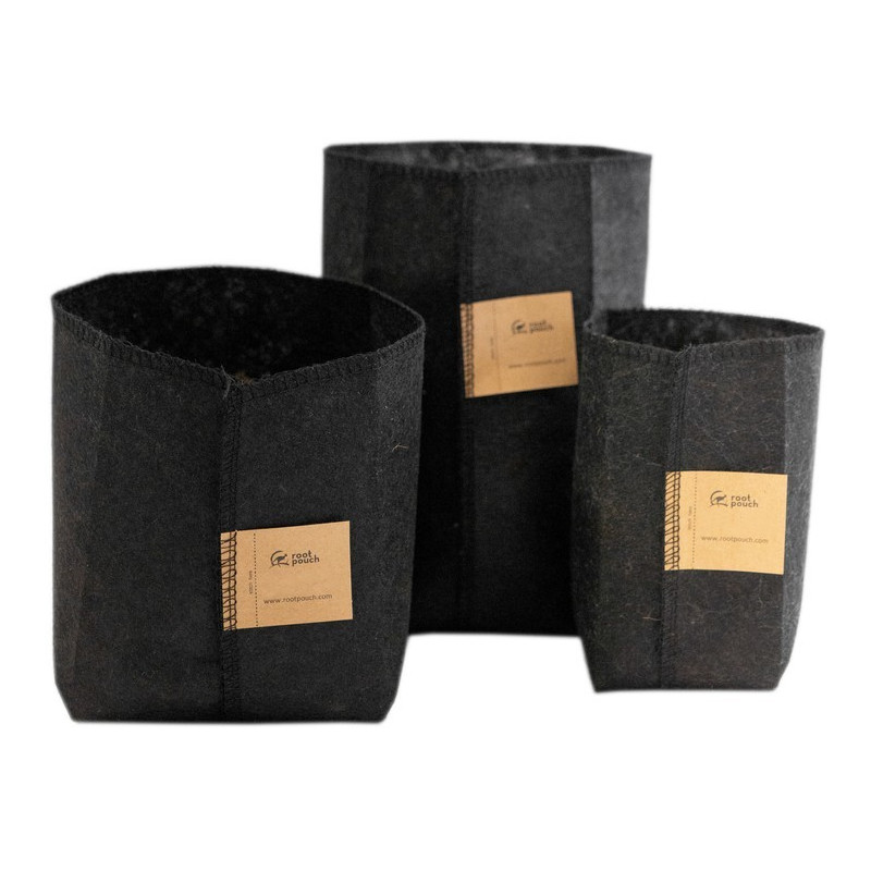 Growbag Root Pouch doniczka materiałowa 13x15cm 2L Thin Black