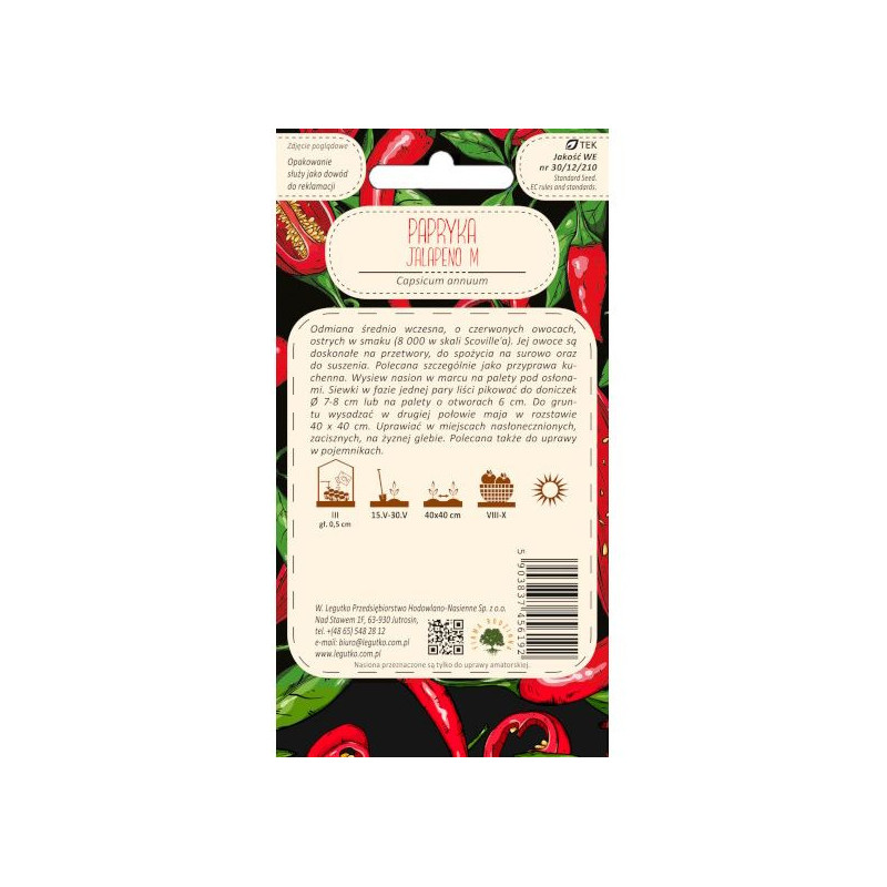 Papryka ostra Jalapeno 0.15g Papryka ostra Jalapeno 0.15g