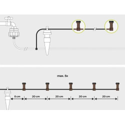 Blumat Kroplownik dystrybucyjny, końcowy 1szt