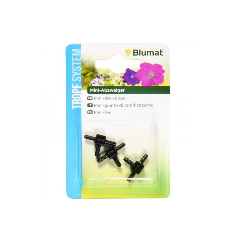 Blumat Mini złączka typu-T 3-3-3mm, 1 szt