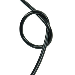 GALAXYFARM Wąż 6mm o długości 1m czarny