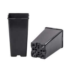 Doniczka kwadratowa produkcyjna wysoka 2L 11x11x21,5 cm