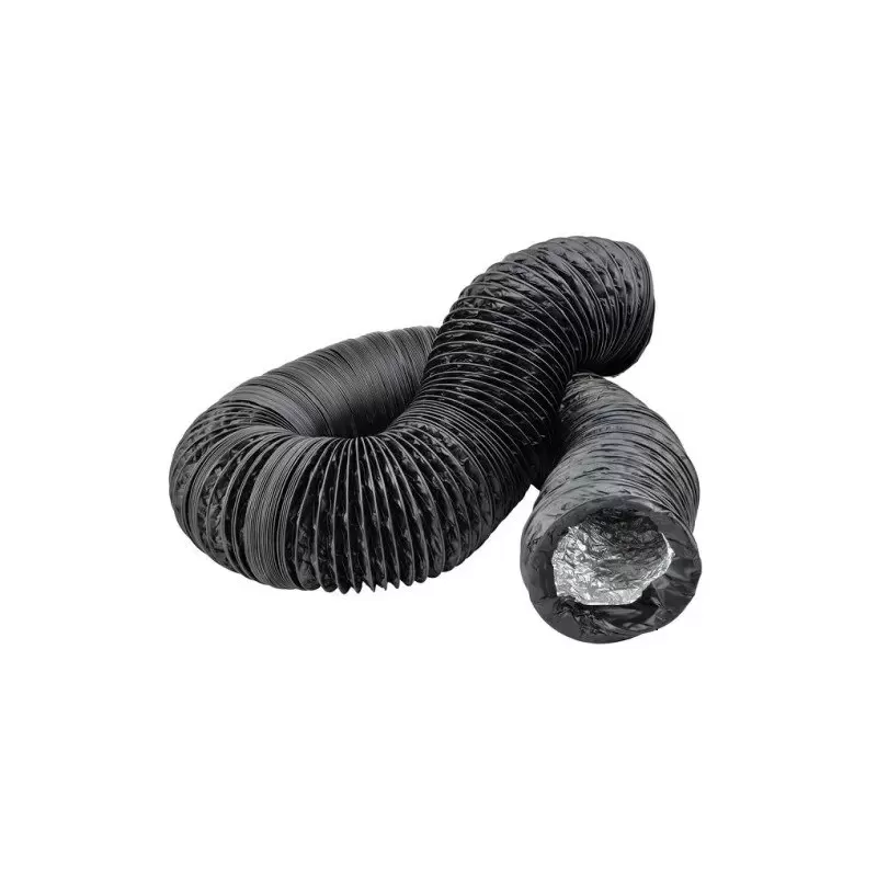 Przewód wentylacyjny nieprzepuszczający światła czarny 127mm 5m