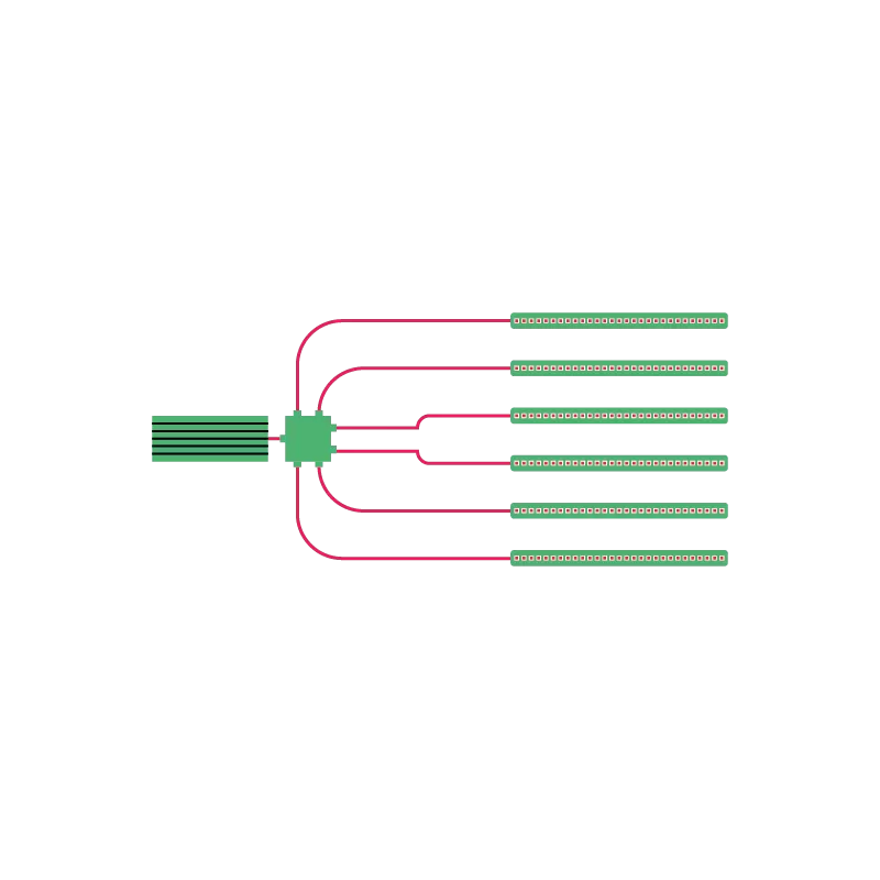 Grow The Jungle The Brookes 3x 35W (105W) Parallel Lampa listwa LED Grow  (lampa powystawowa)