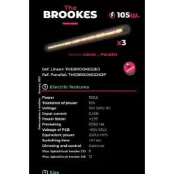 Grow The Jungle The Brookes 3x 35W (105W) Parallel Lampa listwa LED Grow  (lampa powystawowa)