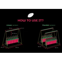 Grow The Jungle The Brookes 3x 35W (105W) Parallel Lampa listwa LED Grow  (lampa powystawowa)