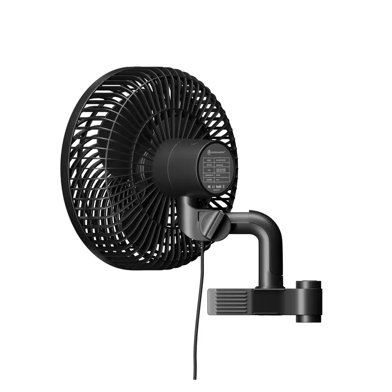 Herbgarden Oscillating Clip Fan 10W 3-speed fi 150mm - wentylator mieszający z klipsem
