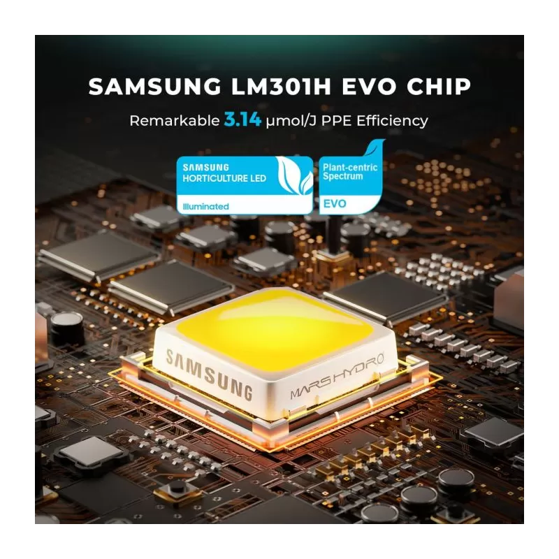 Mars Hydro Smart FC 1500-EVO 150W Samsung LM301H EVO Lampa Led Grow Full Spectrum