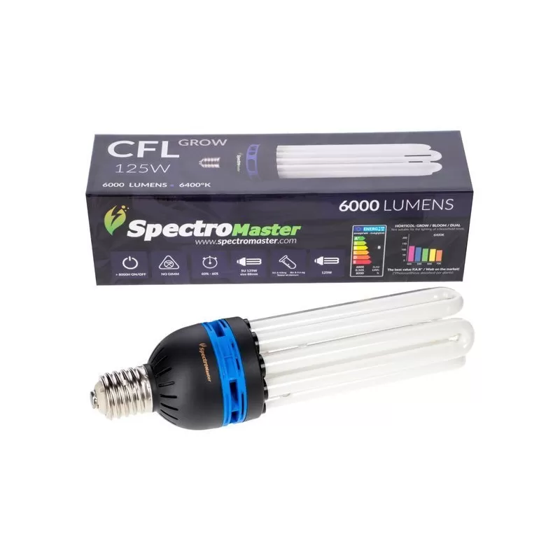 Żarówka CFL 125W Spectromaster - 8U - 6400K Wzrost Żarówka CFL 125W Spectromaster - 8U - 6400K Wzrost