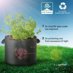 GROWBAG LAGARDEN PLANTER 10 gal 37,8L - doniczka materiałowa 31x38cm GROWBAG LAGARDEN PLANTER 10 gal 37,8L - doniczka materiałowa 31x38cm