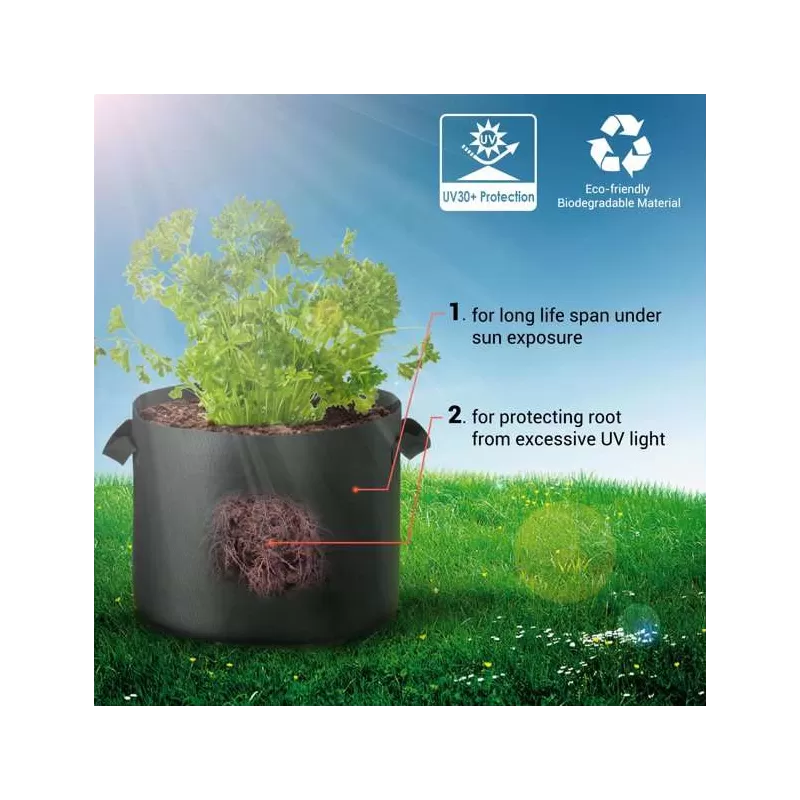 GROWBAG LAGARDEN PLANTER 10 gal 37,8L - doniczka materiałowa 31x38cm GROWBAG LAGARDEN PLANTER 10 gal 37,8L - doniczka materiałowa 31x38cm