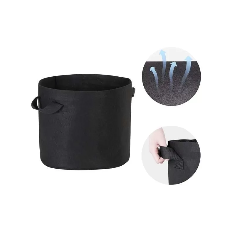 GROWBAG LAGARDEN PLANTER 5 gal 19L - doniczka materiałowa 27x26cm GROWBAG LAGARDEN PLANTER 5 gal 19L - doniczka materiałowa 27x26cm