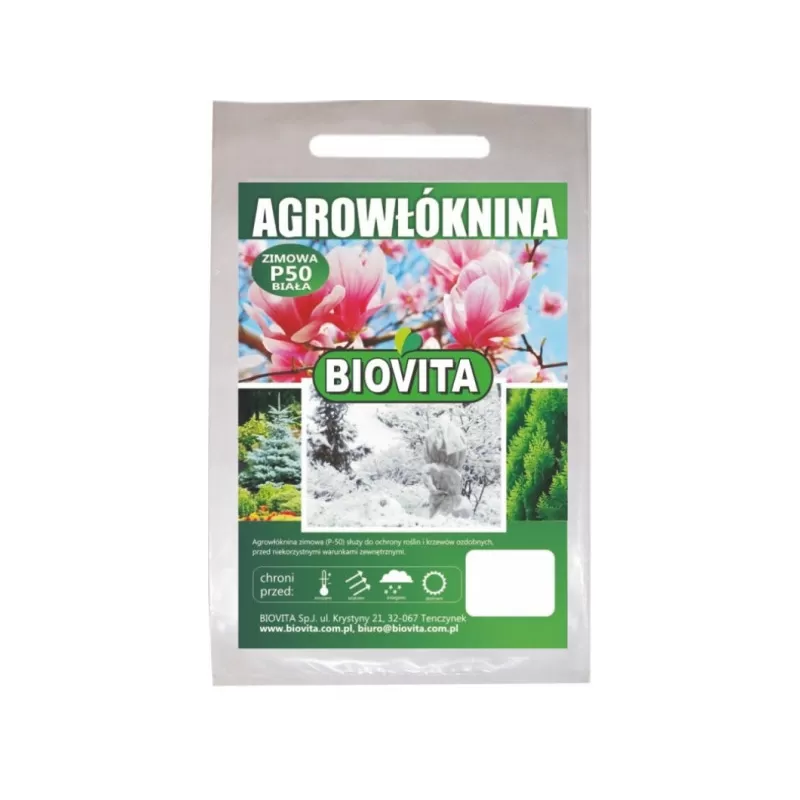 Agrowłóknina Zimowa agrotkanina P-50 biała 1.6x10m Agrowłóknina Zimowa agrotkanina P-50 biała 1.6x10m