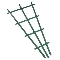 Garland plastikowa kratka wachlarzowa podtrzymująca rośliny h59 x 30cm zielona