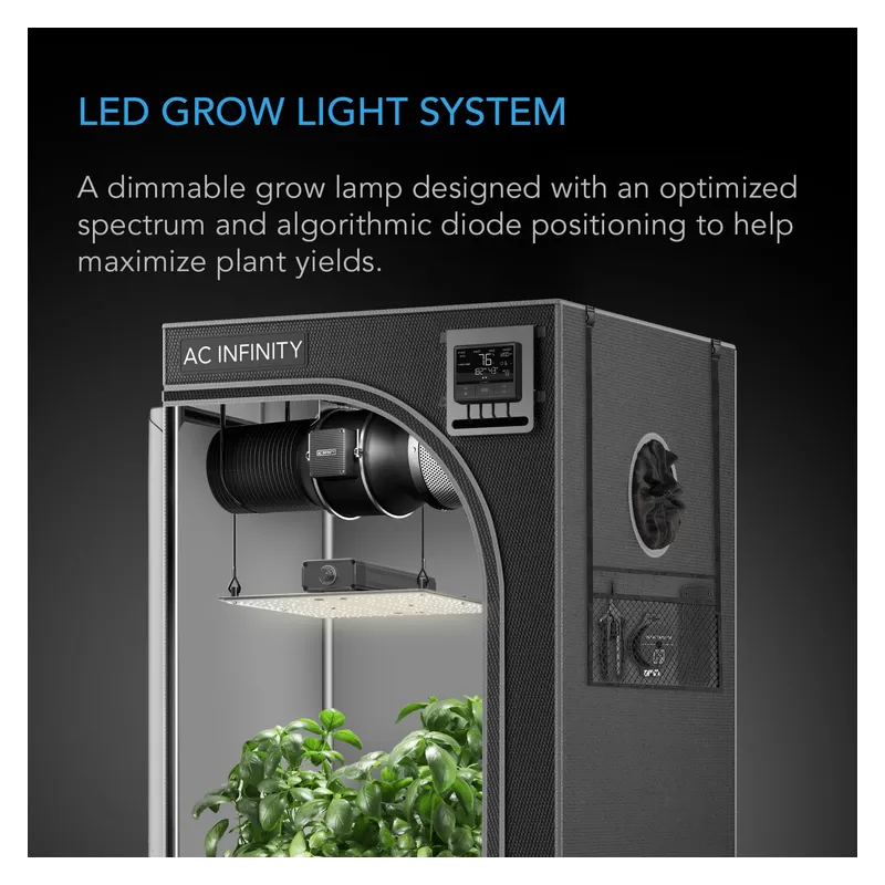 AC Infinity IONBOARD S22 115W Lampa LED Grow Full Spectrum Samsung LM301H 60x60cm AC Infinity IONBOARD S22 115W Lampa LED Grow Full Spectrum Samsung LM301H 60x60cm