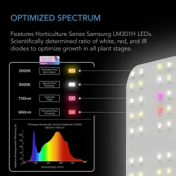 AC Infinity IONBOARD S22 115W Lampa LED Grow Full Spectrum Samsung LM301H 60x60cm AC Infinity IONBOARD S22 115W Lampa LED Grow Full Spectrum Samsung LM301H 60x60cm