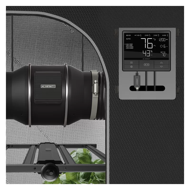 AC Infinity AC-ADL8 Adapter oświetleniowy UIS typu B do oświetlenia ze złączem RJ11/12 i ściemniaczami rezystorowymi