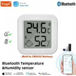 Mini Cyfrowy Czujnik Temperatury i Wilgotności 1,5" Bluetooth TUYA Mini Cyfrowy Czujnik Temperatury i Wilgotności 1,5" Bluetooth TUYA